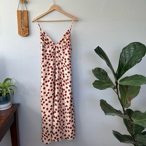 Floral Print Spaghetti Strapped Dress